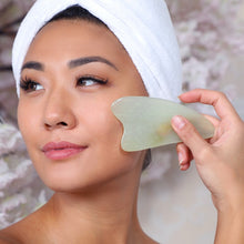 Load image into Gallery viewer, Jade Gua Sha Facial Tool